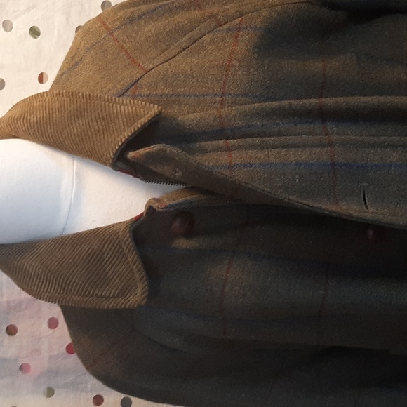 Vintage DAKS London Women's Wool Barn Coat Size L - Picture 3 of 7